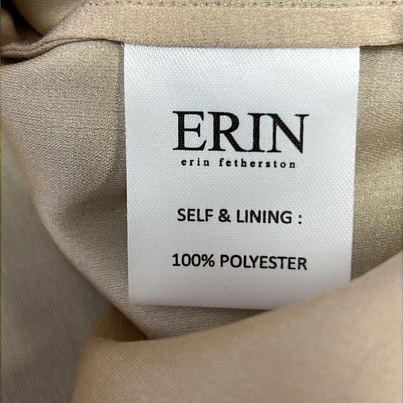 Erin Fetherston Sheer Overlay 3/4 Sleeve Shift Cocktail Dress Size 2 - Picture 8 of 11